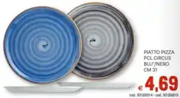 Vivo Supermercati Piatto pizza pcl circus blu'/nero cm 31 offerta