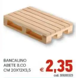Vivo Supermercati Bancalino abete b.co cm 20x12x3,5 offerta