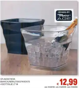 Vivo Supermercati Spumantiera bianca/nera/trasparente offerta