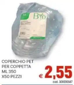 Vivo Supermercati Coperchio pet per coppetta x50 pezzi offerta