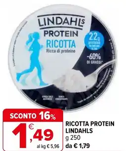 Iperal Ricotta protein LINDAHLS offerta