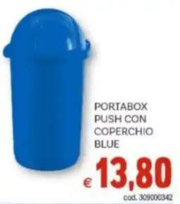 Vivo Supermercati Portabox push con coperchio blue offerta