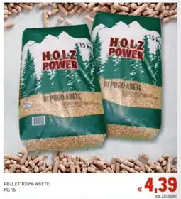 Vivo Supermercati Pellet 100% abete HOLZ POWER offerta
