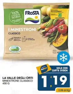 SeBón Supermercati La valle degli orti minestrone classico offerta