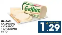 SeBón Supermercati Galbani galbanone classico affumicato l'etto offerta