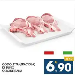 SeBón Supermercati Costoletta (braciola) di suino origine italia offerta
