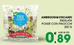 SeBón Supermercati Ambruosi&viscardi insalata poker con finocchi offerta