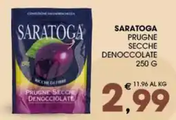 SeBón Supermercati Saratoga prugne secche denoccolate offerta