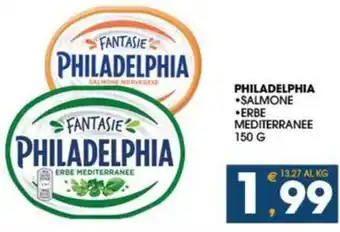 SeBón Supermercati Philadelphia salmone erbe mediterranee offerta