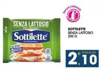 SeBón Supermercati Sottilette senza lattosio offerta