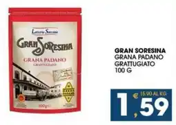 SeBón Supermercati Gran soresina grana padano grattugiato offerta