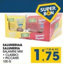 SeBón Supermercati Salumeria& salumeria salamini mix offerta