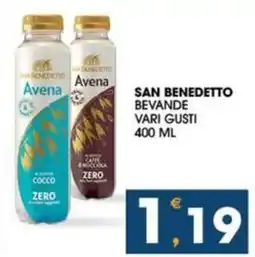 SeBón Supermercati San benedetto bevande vari gusti offerta