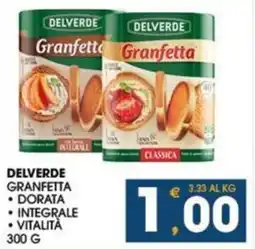 SeBón Supermercati Delverde granfetta dorata - integrale - vitalità offerta