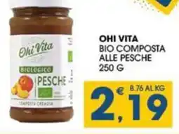 SeBón Supermercati Ohi vita bio composta alle pesche offerta