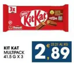 SeBón Supermercati Kit kat multipack offerta