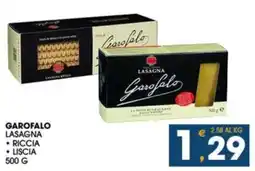 SeBón Supermercati Garofalo lasagna riccia liscia offerta