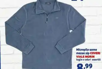 In'S Mercato Coveri viale morin micropile uomo mezza zip offerta