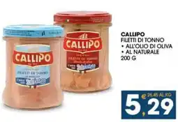 SeBón Supermercati Callipo filetti di tonno offerta