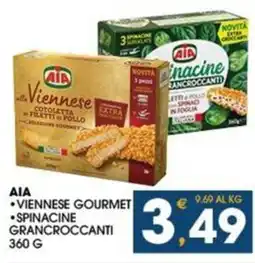 SeBón Supermercati Aia * viennese gourmet-spinacine grancroccanti offerta
