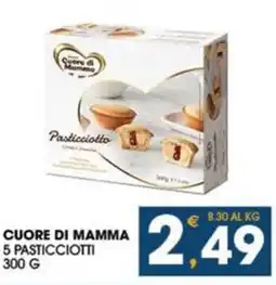 SeBón Supermercati Cuore di mamma 5 pasticciotti offerta