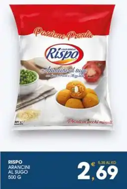 SeBón Supermercati Rispo arancini al sugo offerta