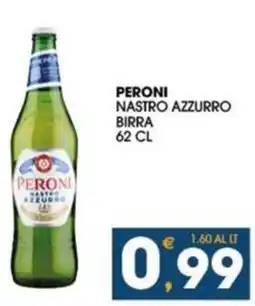 SeBón Supermercati Peroni nastro azzurro birra offerta
