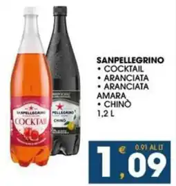 SeBón Supermercati Sanpellegrino cocktail aranciata offerta