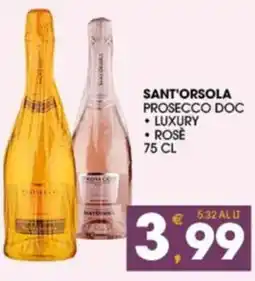 SeBón Supermercati Sant'orsola prosecco DOC luxury - rose offerta
