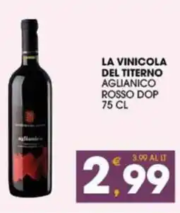 SeBón Supermercati La vinicola del titerno aglianico rosso DOP offerta