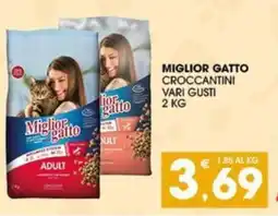 SeBón Supermercati Miglior gatto croccantini vari gusti offerta