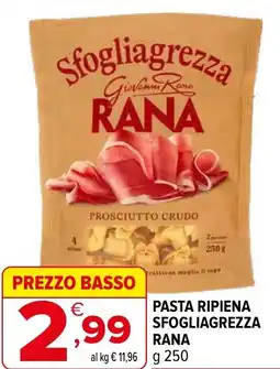 Iperal Pasta ripiena sfogliagrezza RANA offerta