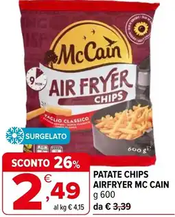 Iperal Patate chips airfryer MC CAIN offerta