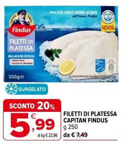 Iperal Filetti di platessa capitan FINDUS offerta