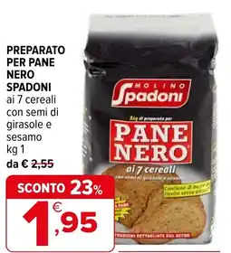Iperal Preparato per pane nero SPADONI offerta