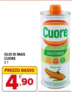 Iperal Olio di mais CUORE offerta