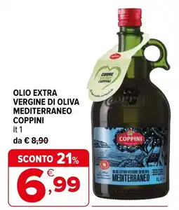 Iperal Olio extra vergine di oliva mediterraneo COPPINI offerta