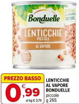 Iperal Lenticchie al vapore BONDUELLE offerta