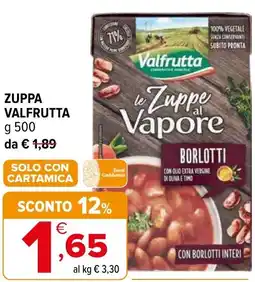 Iperal Zuppa VALFRUTTA offerta