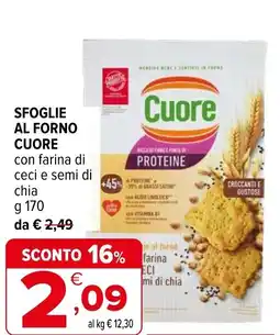 Iperal Sfoglie al forno CUORE offerta