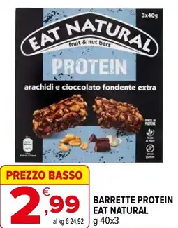 Iperal Barrette protein EAT NATURAL offerta