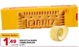 Iperal Biscotti al burro leibniz BAHLSEN offerta