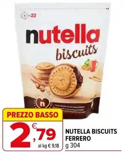 Iperal Nutella biscuits FERRERO offerta