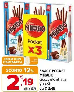 Iperal Snack pocket MIKADO offerta