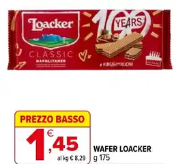 Iperal Wafer LOACKER offerta