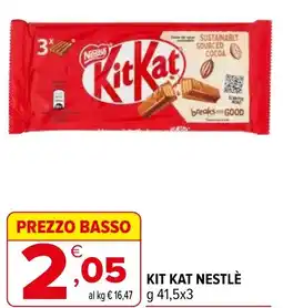 Iperal Kit kat NESTLÈ offerta