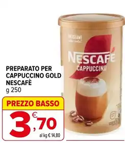 Iperal Preparato per cappuccino gold NESCAFÈ offerta