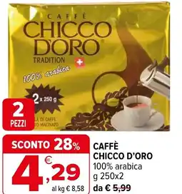 Iperal Caffè CHICCO D'ORO offerta