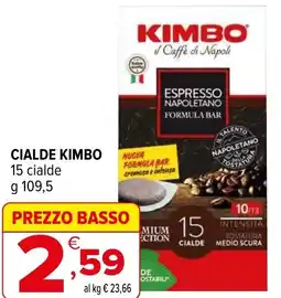 Iperal Cialde KIMBO offerta