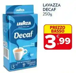 Iperal Lavazza decaf offerta